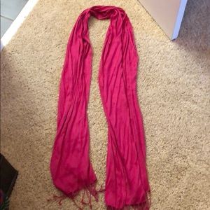 Pink scarf